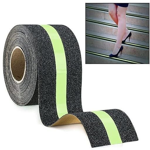 zivini 5 Meter Non-Slip Traction Luminous Tape Sticker Reduce The Risk of Slipping Non Slip Adhesive Stair Treads,Tread Step Dispenser Waterproof Stripe for Indoor/Outdoor (Manual)-picture-27
