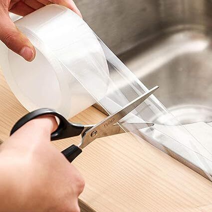 Caulk Tape Waterproof Self-Adhesive Tape for Kitchen Sink Corner Line Manual Self-Adhesive Sealing Tape (Manual)-image-39