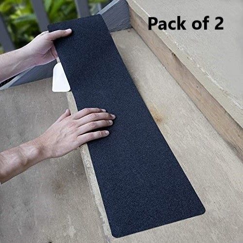 Anti-Skid Self Adhesive Pre-Cut Stair Grip Strips for Indoor Outdoors Steps for Slippery floors, Staircase, Ramps, Indoor, Outdoor | Anti Skid Strips| High Traction Abrasive , Fall Resistant (60x15 cm) (Manual)-image-33