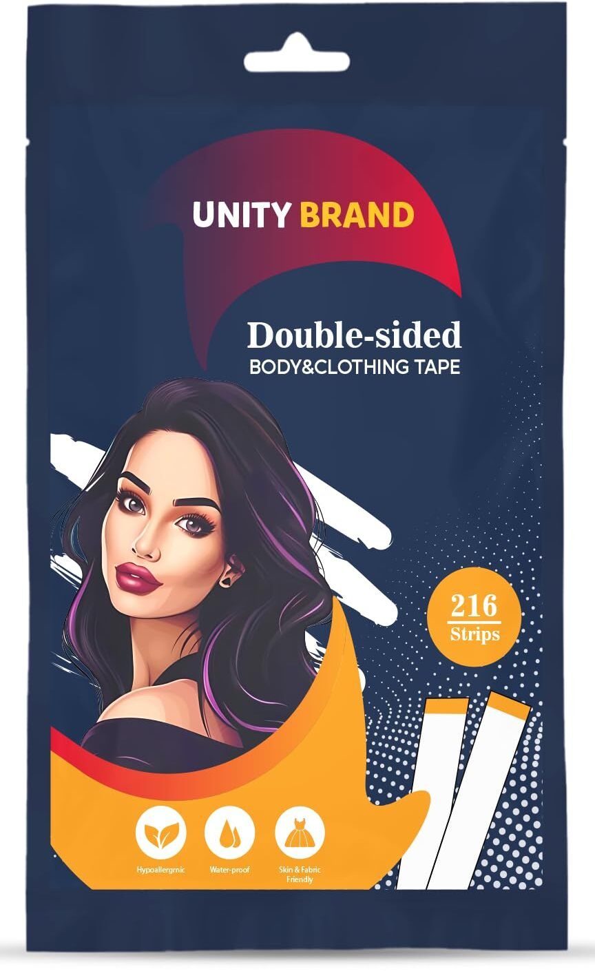 ub unity brand Double Sided 216 Strips Double Sided Tape for Fashion Double Sided (Manual)-picture-11