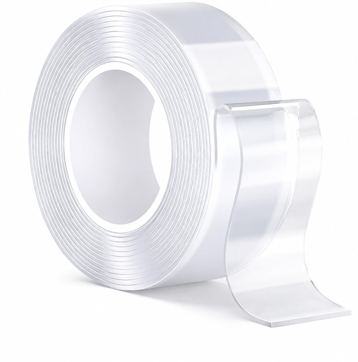 treattoes Strong Adhesive Transparent Silicone Nano Tape Heavy Duty 3mtr Double Sided Tape Washable Reusable Gel Mounting Tape (Size: 1mm Thick, 3m Long, 30mm Wide) Multipurpose Heavy Duty Double Sided Nano Tape for Home, Office, Car & Kitchen (Manual)-picture-26
