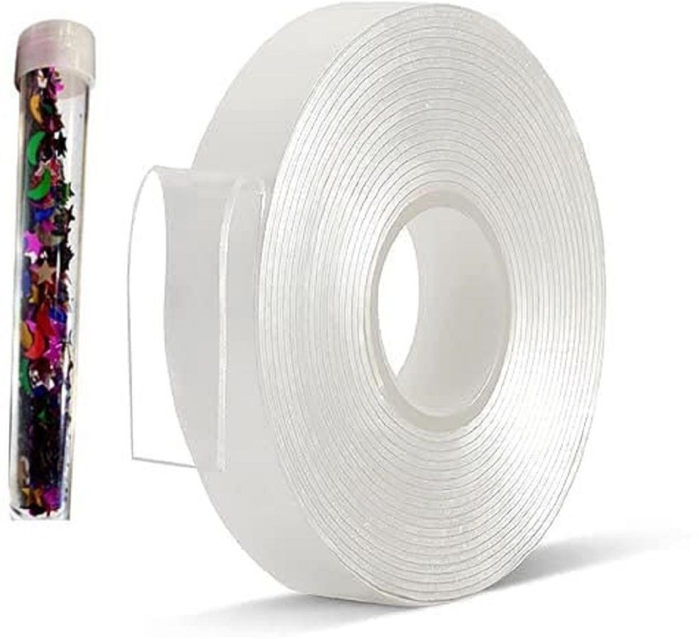 voiish Double Sided Tape Dispenser Nano Adhesive Magic Tape Stick to Glass, Metal, Kitchen Cellphone (Manual)-picture-11