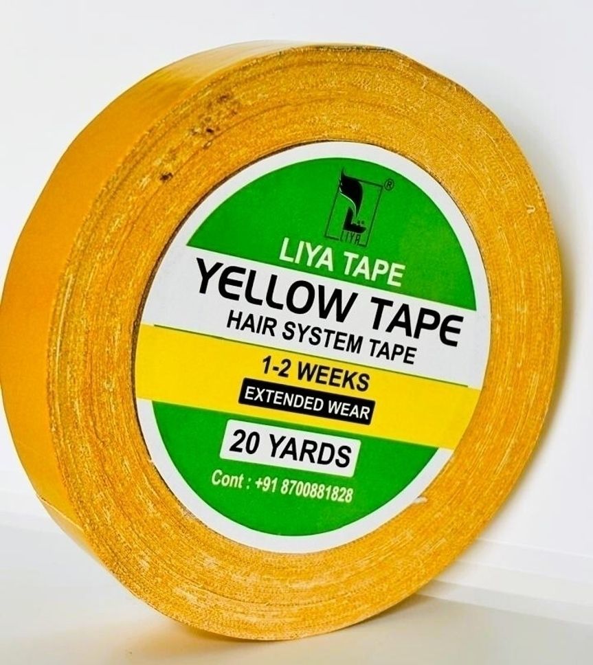 liya Hair wig tape| Hair patch Tape| Double sided tape | ULTRA HOLD | WALKER TAPE | Medium Hair Toupee,Wig Tape Double Sided Premium (Pack of 1) (Manual)-picture-13