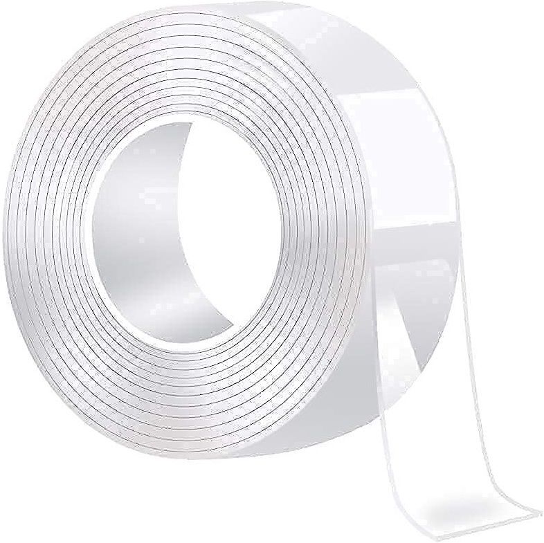 treattoes Strong Adhesive Transparent Silicone Nano Tape Heavy Duty 3mtr Double Sided Tape Washable Reusable Gel Mounting Tape (Size: 1mm Thick, 3m Long, 30mm Wide) Multipurpose Heavy Duty Double Sided Nano Tape for Home, Office, Car & Kitchen (Manual)-picture-37