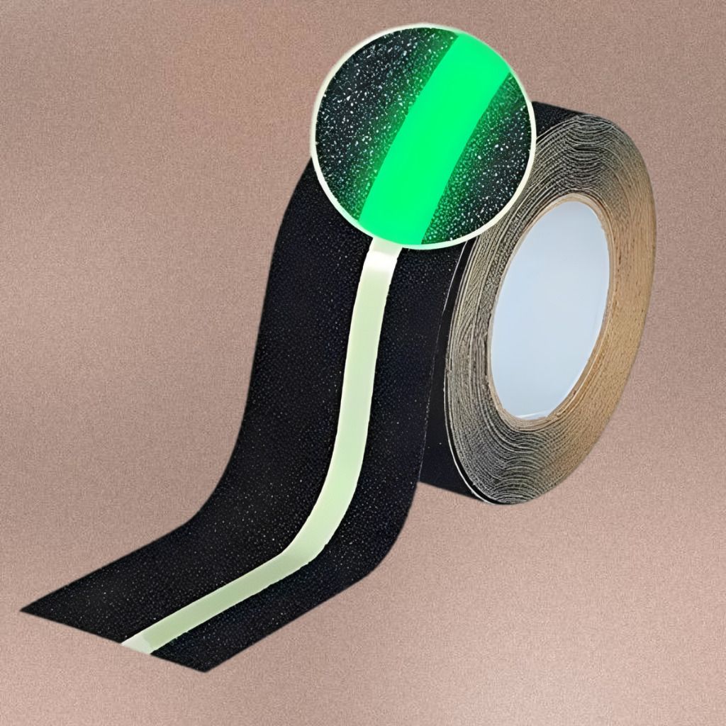 Anti Slip Grip Tape with Green Stripe Non Slip Adhesive Stair Treads Linen (Manual)-image-29