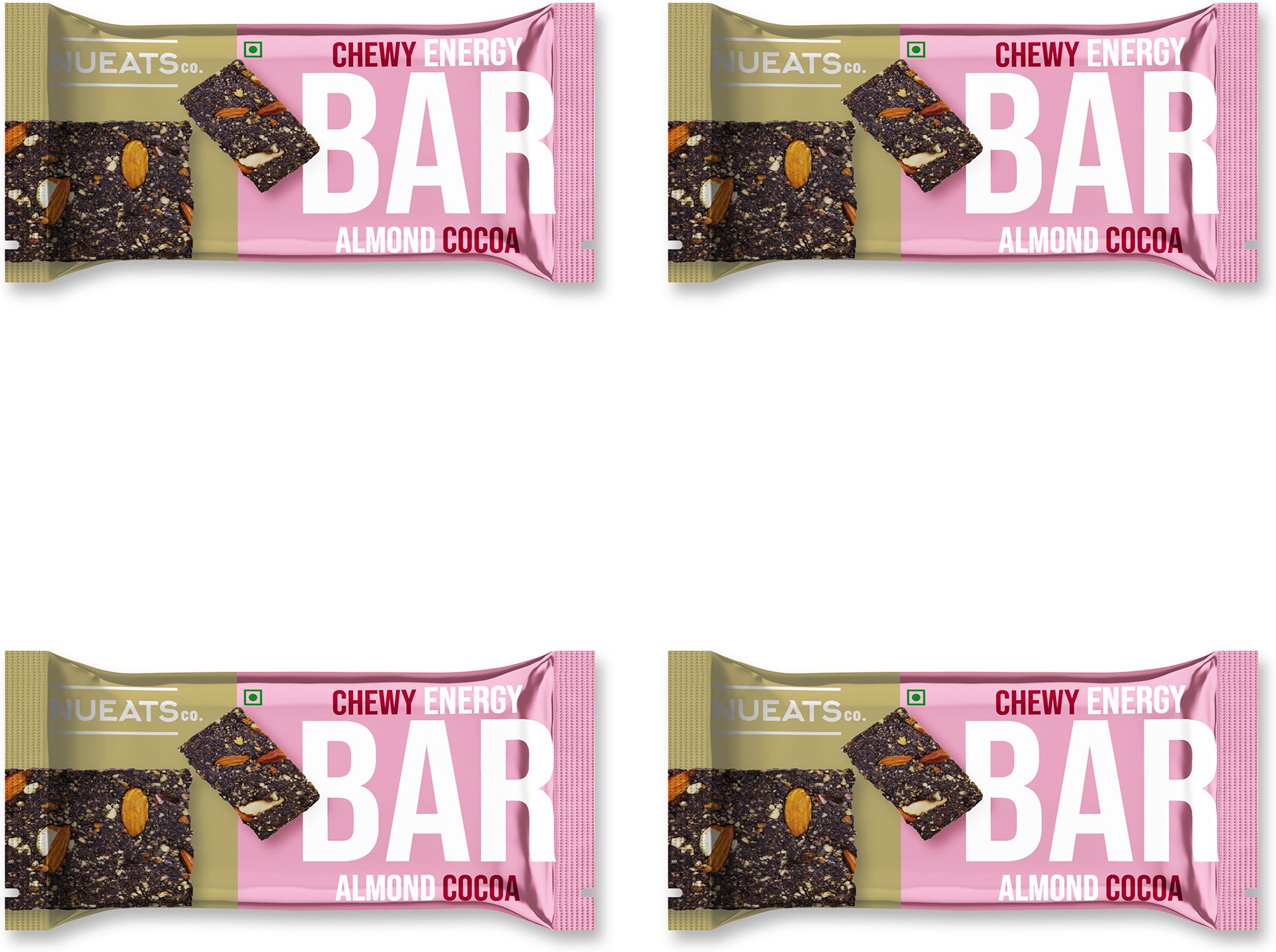Chewy Energy Almond Cocoa Bar PK4 Protein Bars-image-25