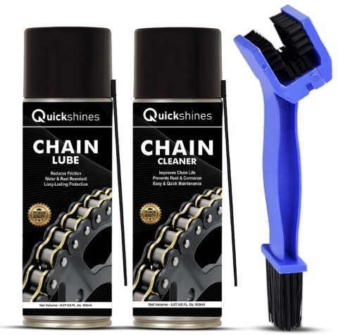 Complete Bike Chain Care Kit – Lubricant, Cleaner Spray & Cleaning Brush Motorcycle and Bicycle Rust & Corrosion protection Prevent Chain Breakage Chain Oil-image-10