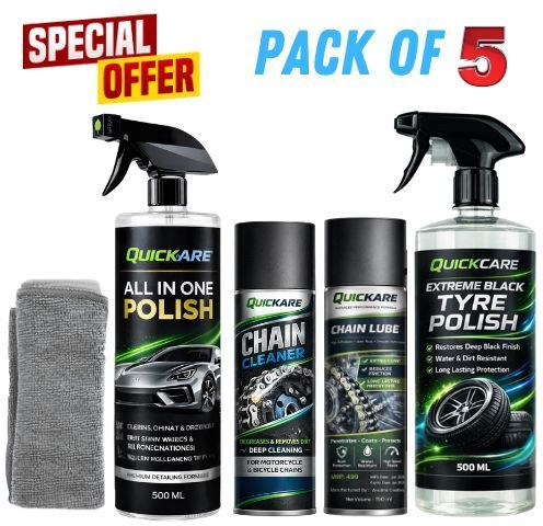 Vehicle Cleaning Maintenance Combo Kit, With Polish Chain Cleaner Combo-image-23