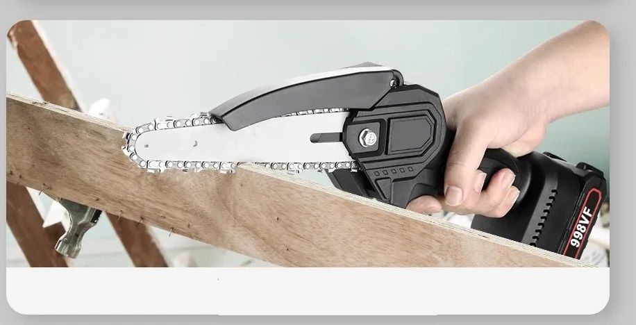 48W Mini Cordless Wood Cutting Saw with Dual Battery Procut One Hand Mini 4-Inch Cordless Chainsaw | 48V Cordless Chainsaw-image-17