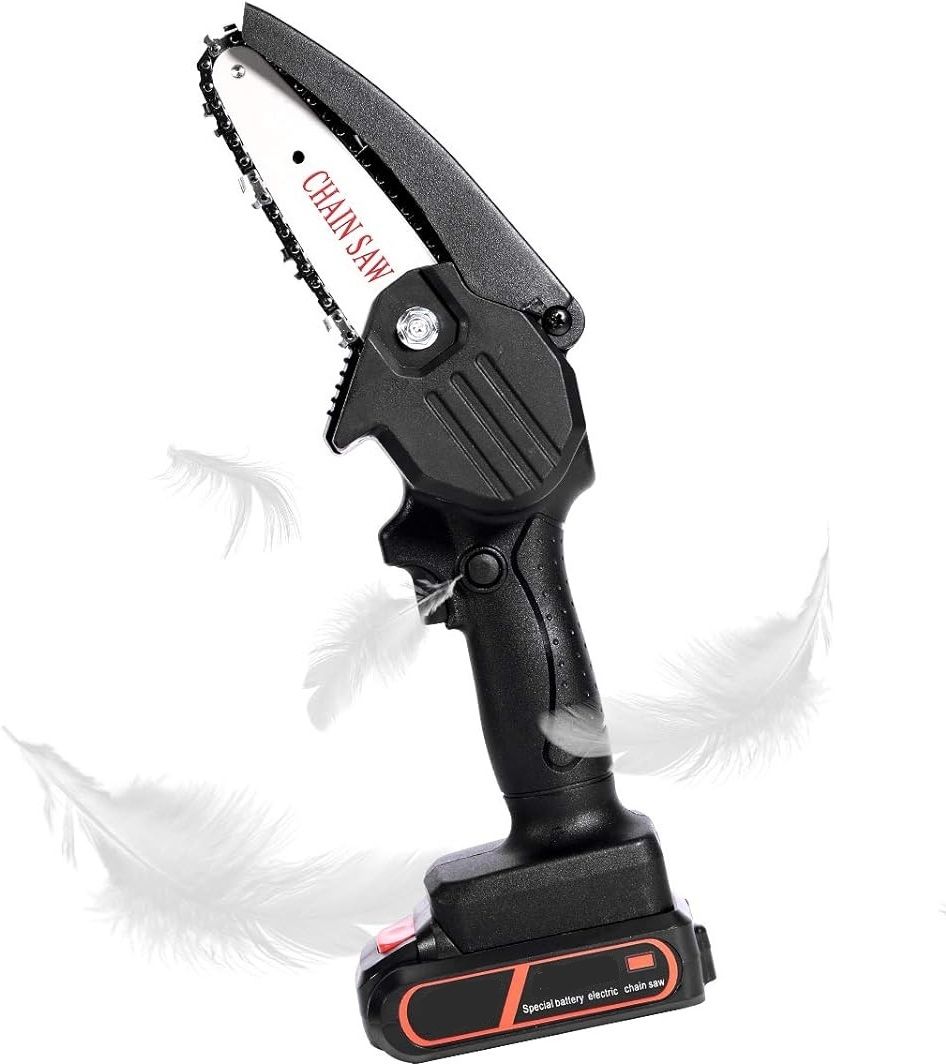 xydrozen 48W Mini Electric Wood Cutter with Dual Battery One Hand Lightweight Mini 4-Inch Cordless Chainsaw | 48V Cordless Chainsaw-picture-37