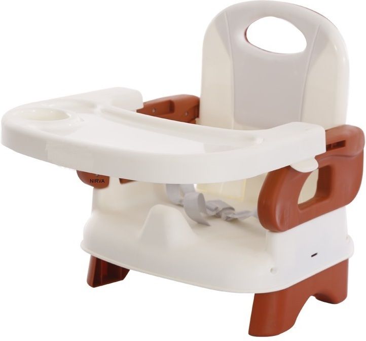 2 in 1 Baby Booster Seat Feeding High Chair With Removable Dining Tray And Safety Belt