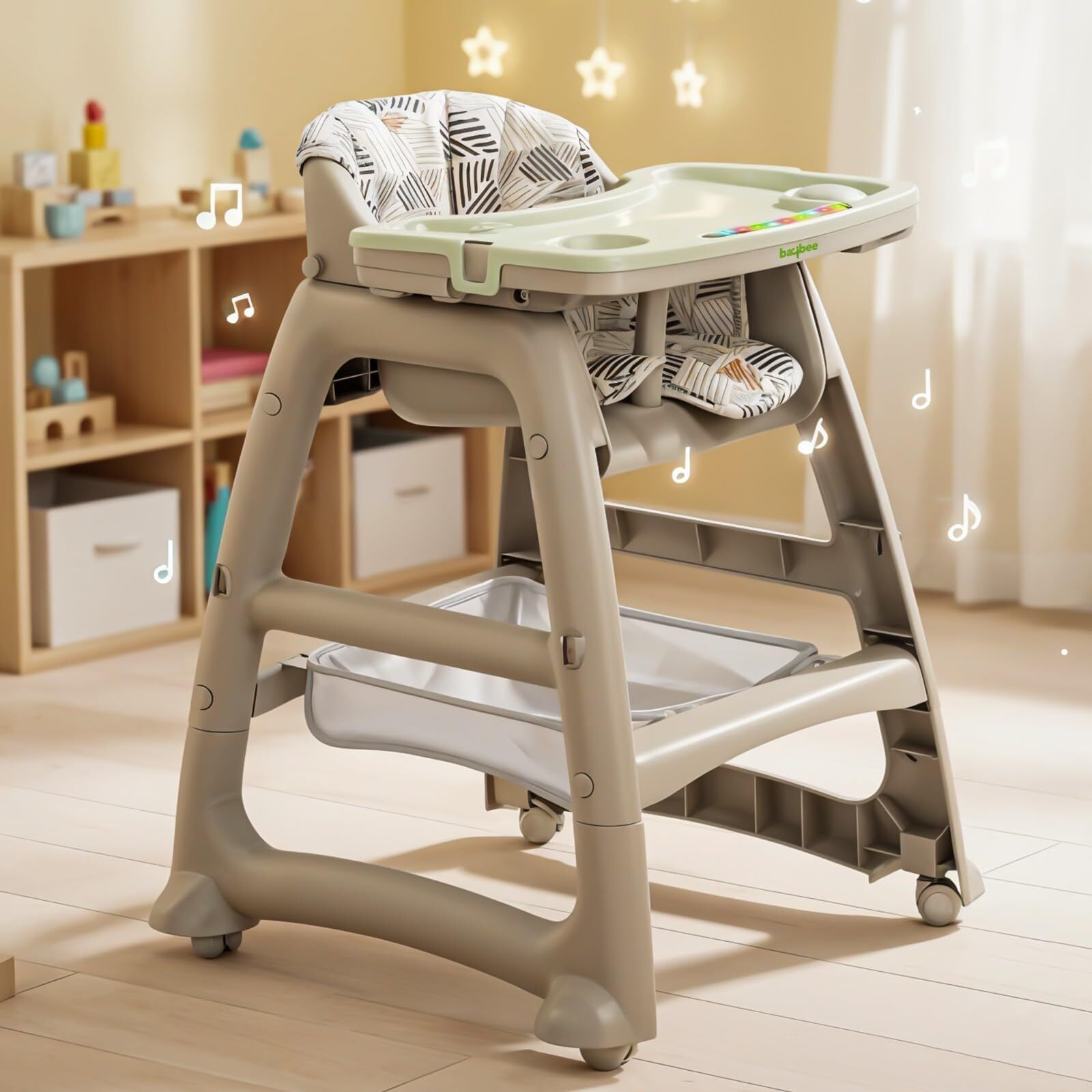 baybee Baby High Chair 6 Months to 3 Years | Space-Saving Feeding Chair-picture-6
