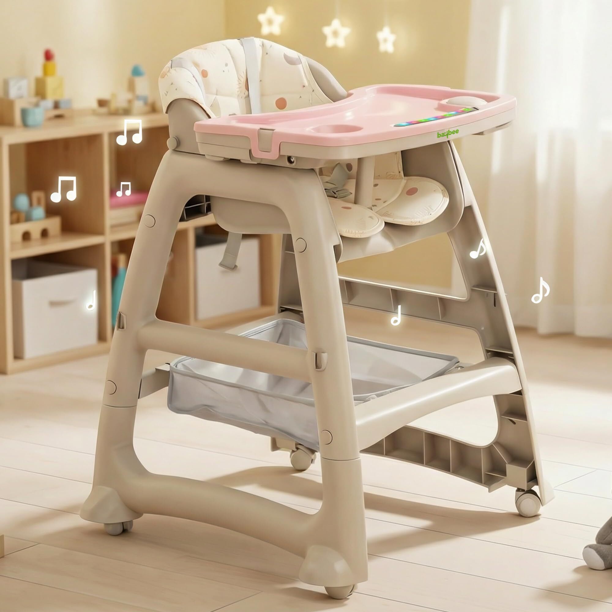 baybee Baby High Chair 6 Months to 3 Years | Space-Saving Feeding Chair-picture-5
