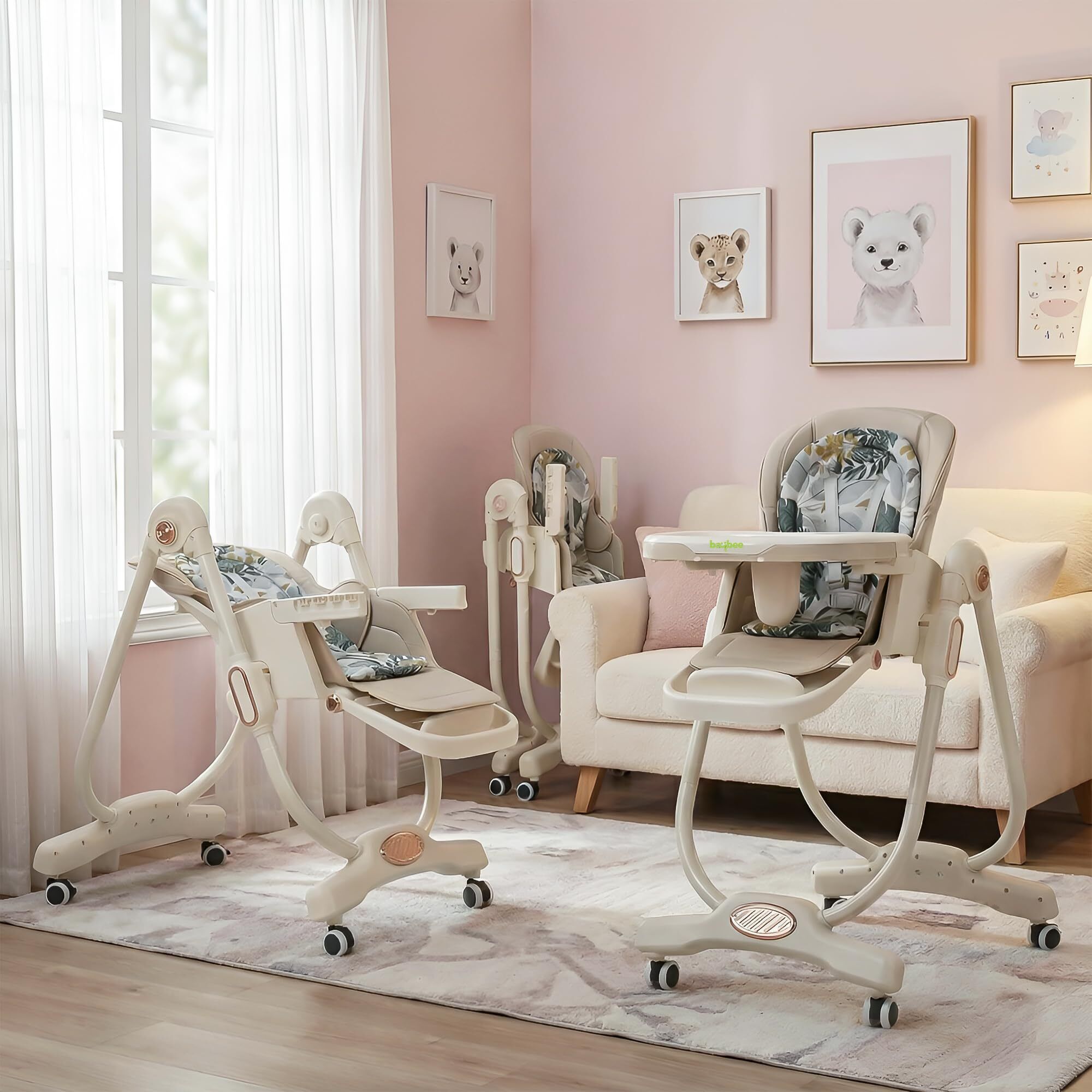 baby 3-in-1 High Chair | Feeding Chair for 6 Months to 5 Years-image-39