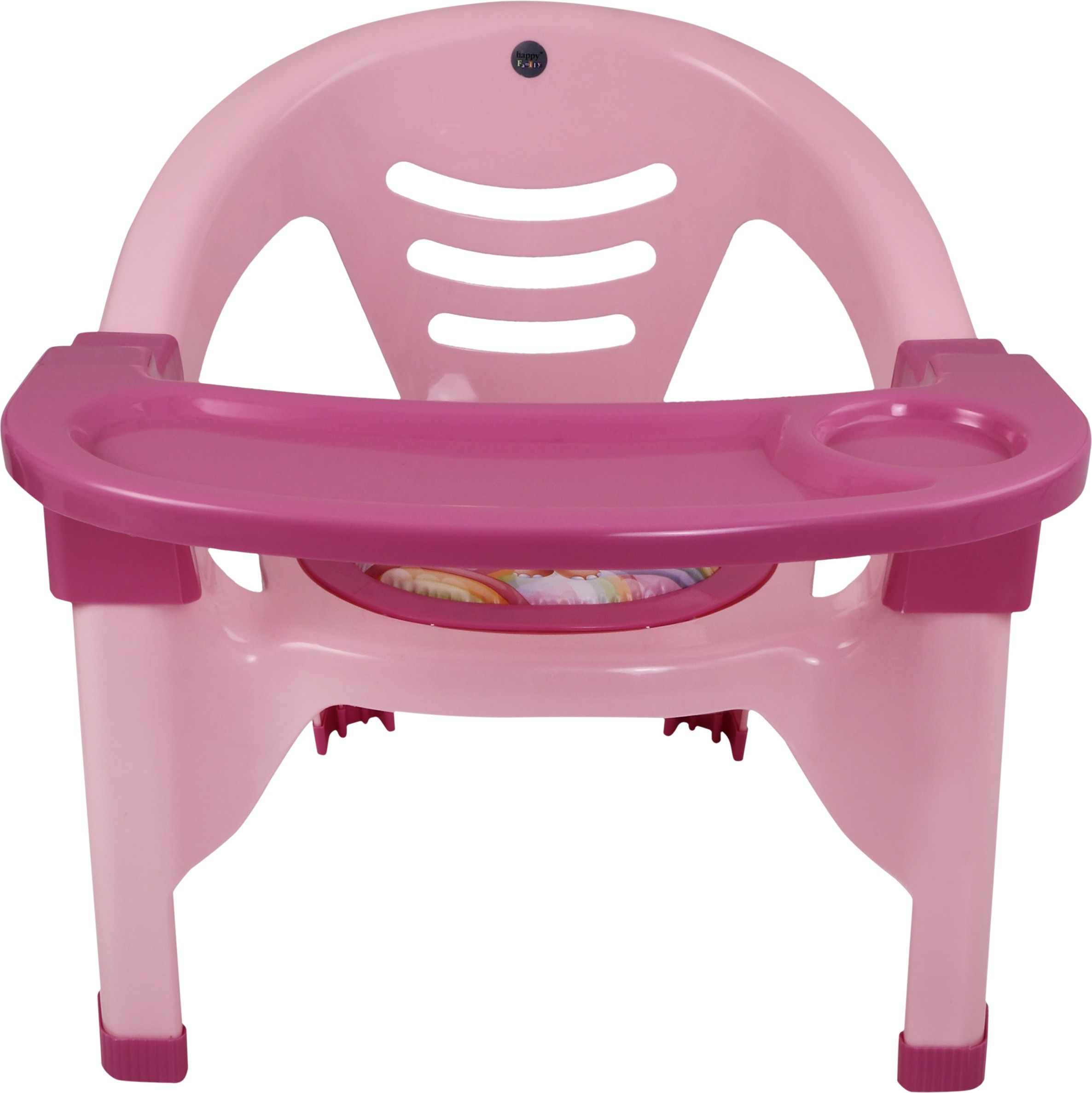 Small Baby Chair with Front Food and Safety Tray ,Soft Cushion With Baby Whistle