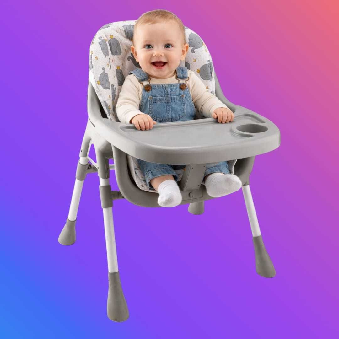 intelligent High Chair for Feeding 2 in 1 Adjustable Baby-picture-3