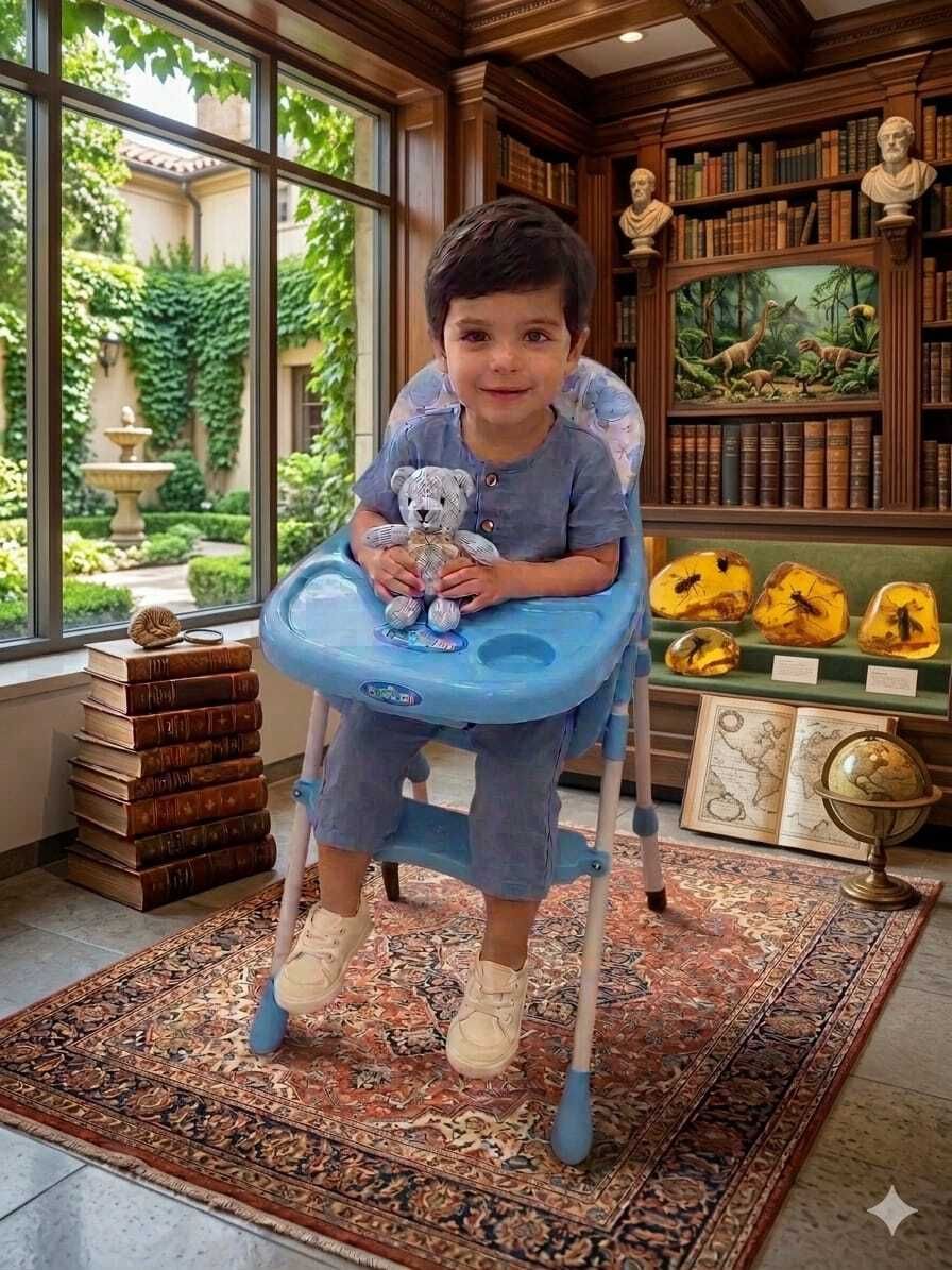 hornflow High Chair for (IND*14573)Feeding 2 in 1 Adjustable Baby-picture-37