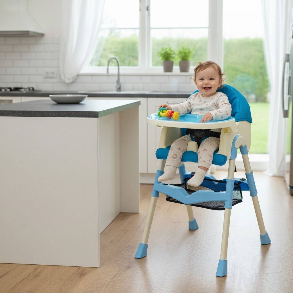High Chair for Baby/Baby Feeding Chair for 0 to 5 Years with Detachable Tray