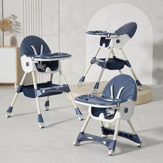 Baby High Chair 6-in-1 | Adjustable Toddler Booster Seat with Removable Tray