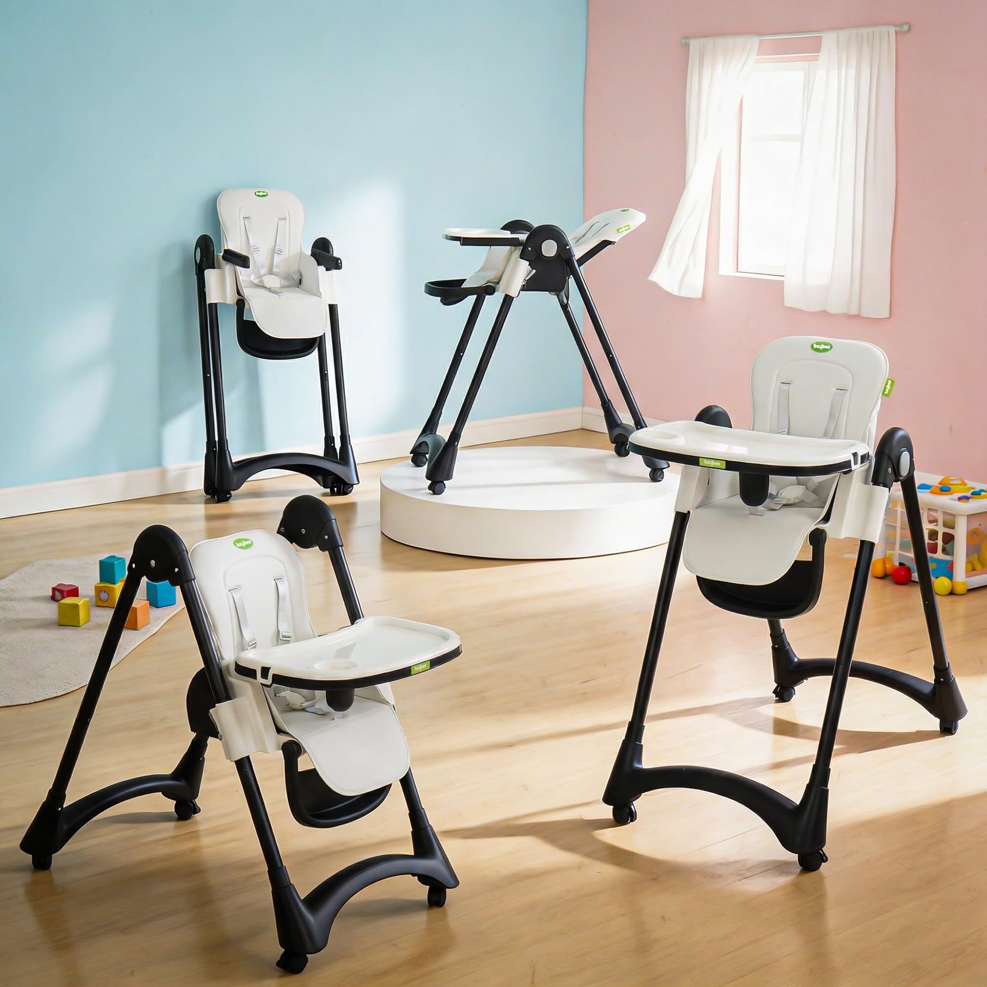 baybee Baby High Chair for Baby 6 to 18 Months,6-Level Height Adjustable Feeding Chair-picture-10