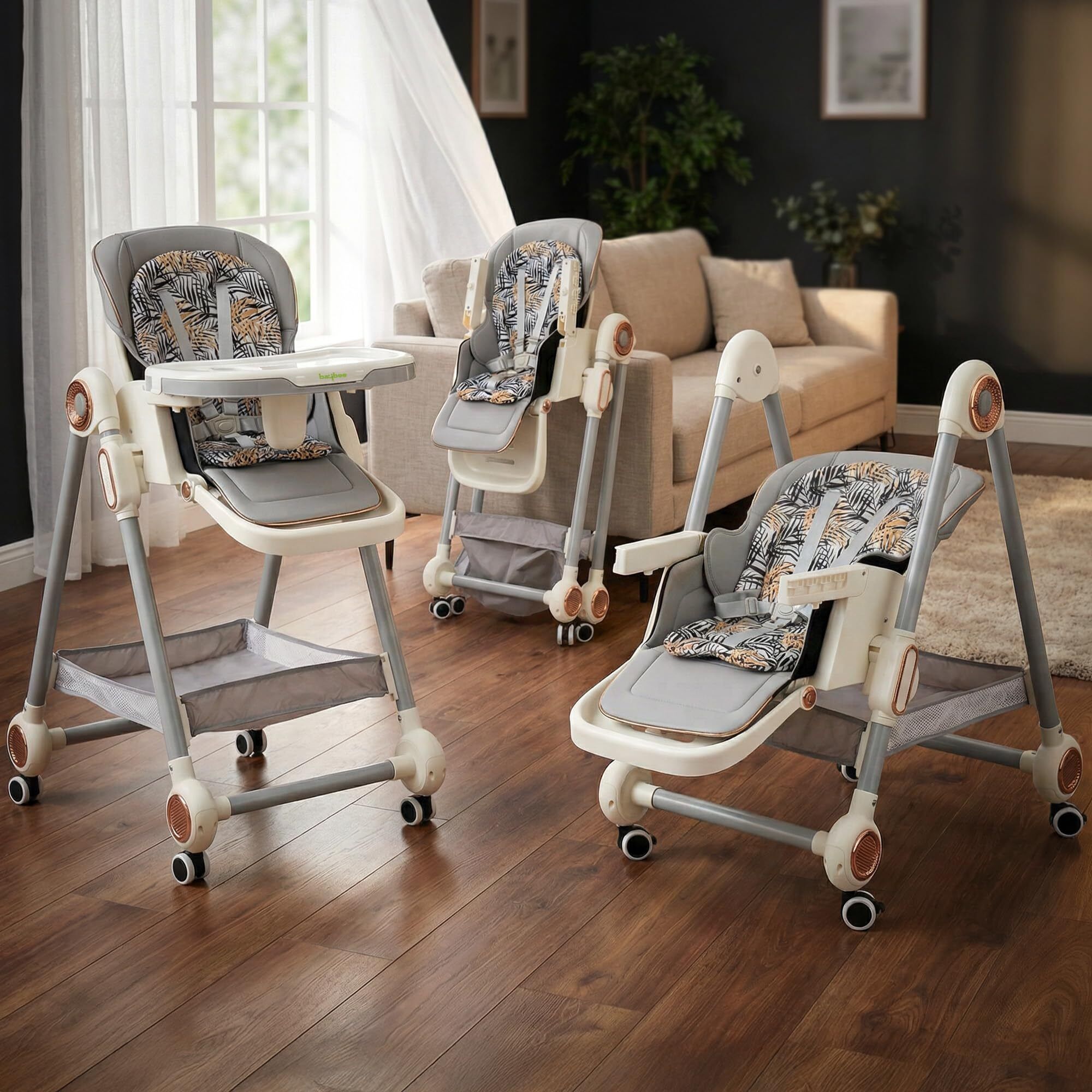 baybee 3-in-1 Baby High Chair | Feeding & Activity Chair for 6 Months to 5 Years-picture-9