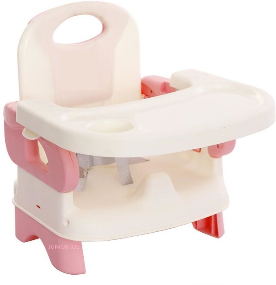 2 in 1 Baby Booster Seat with Removable Dining Tray and Safety Belt