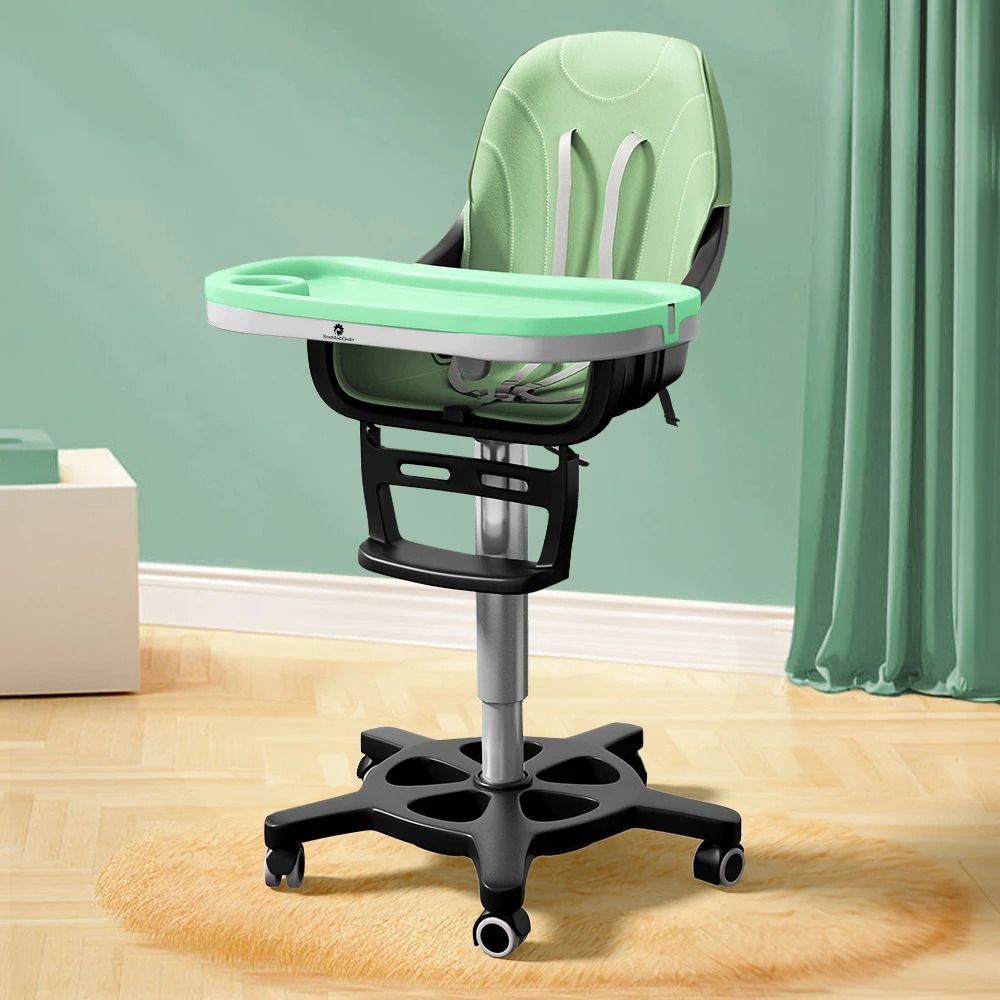 360° Baby High Chair with Adjustable Seat & Safety Belts