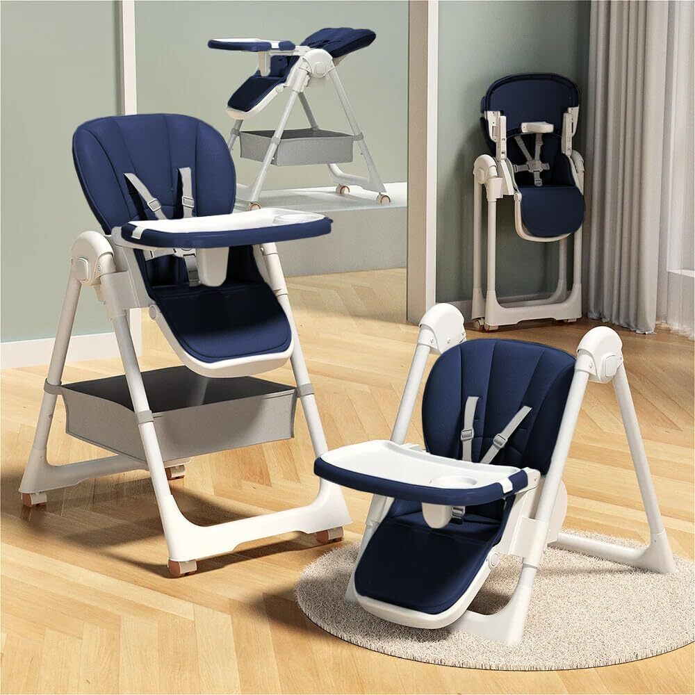 Galaxy Star Multifunction 6 in 1 Baby High Chair | Foldable Feeding Chair-image-39