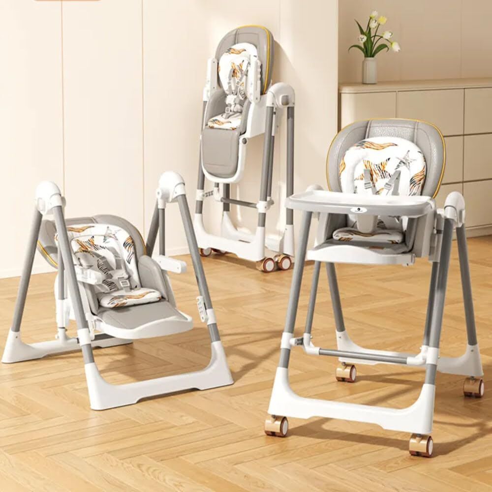 Galaxy Swing & Multifunction 6 in 1 Baby High Chair-image-37