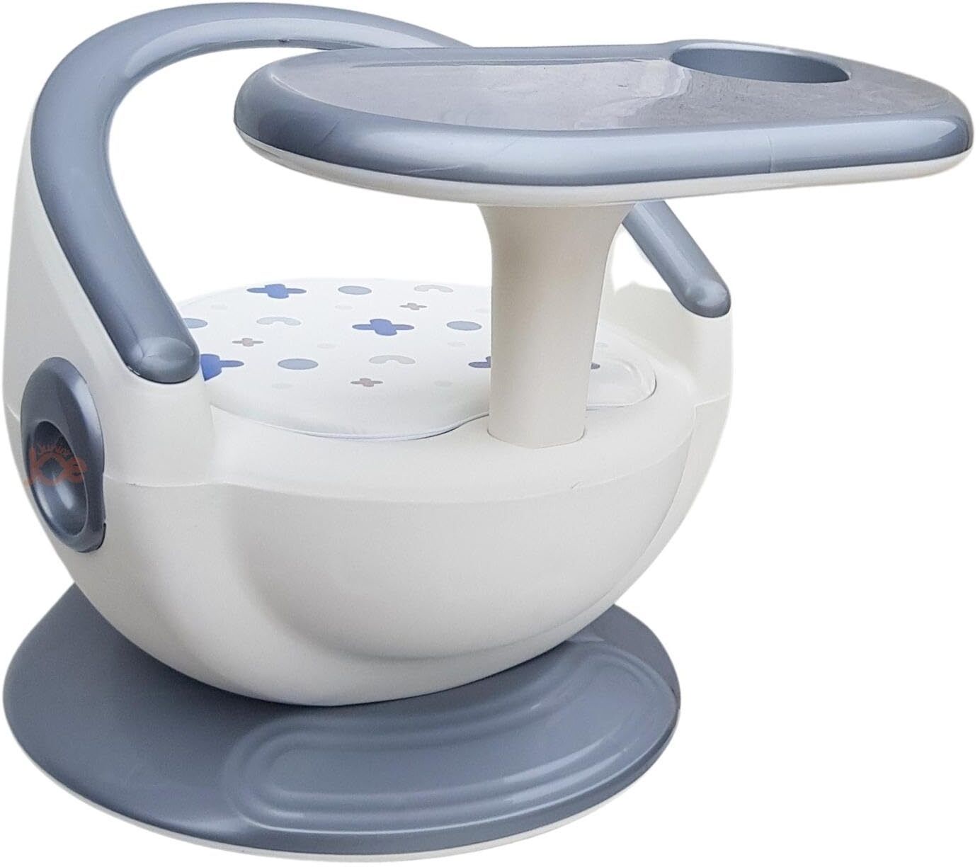 Baby 2 In 1 Booster Seat Feeding Chair With Detachable Dining Tray Cushion Pad