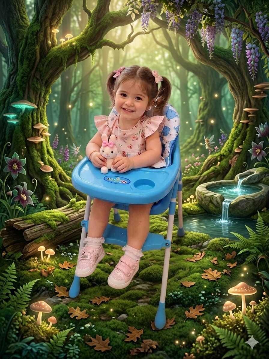 hornflow High Chair for (IND*1473)Feeding 2 in 1 Adjustable Baby-picture-23