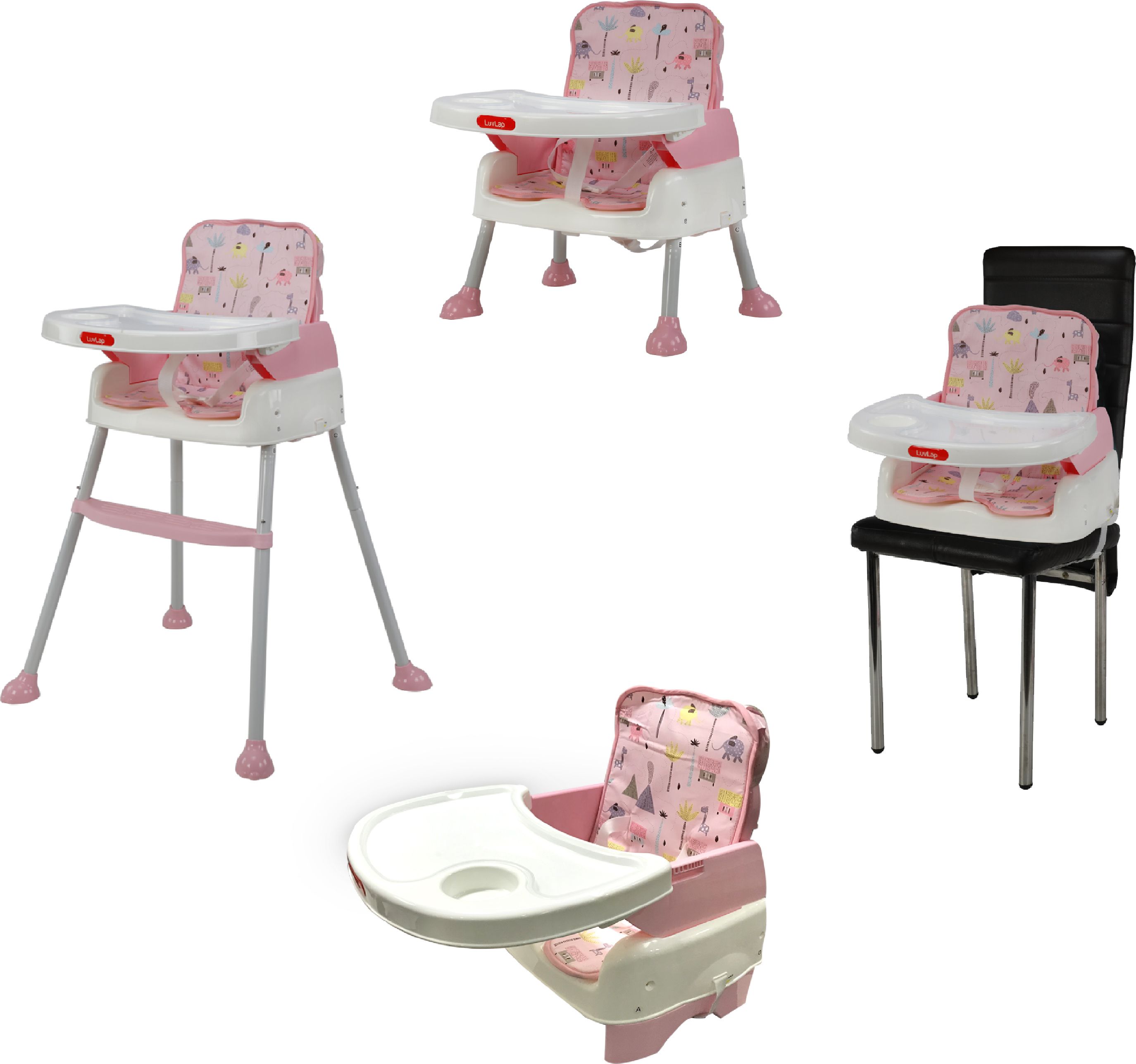 4 in 1 Convertible Baby High Chair Cum Booster Seat