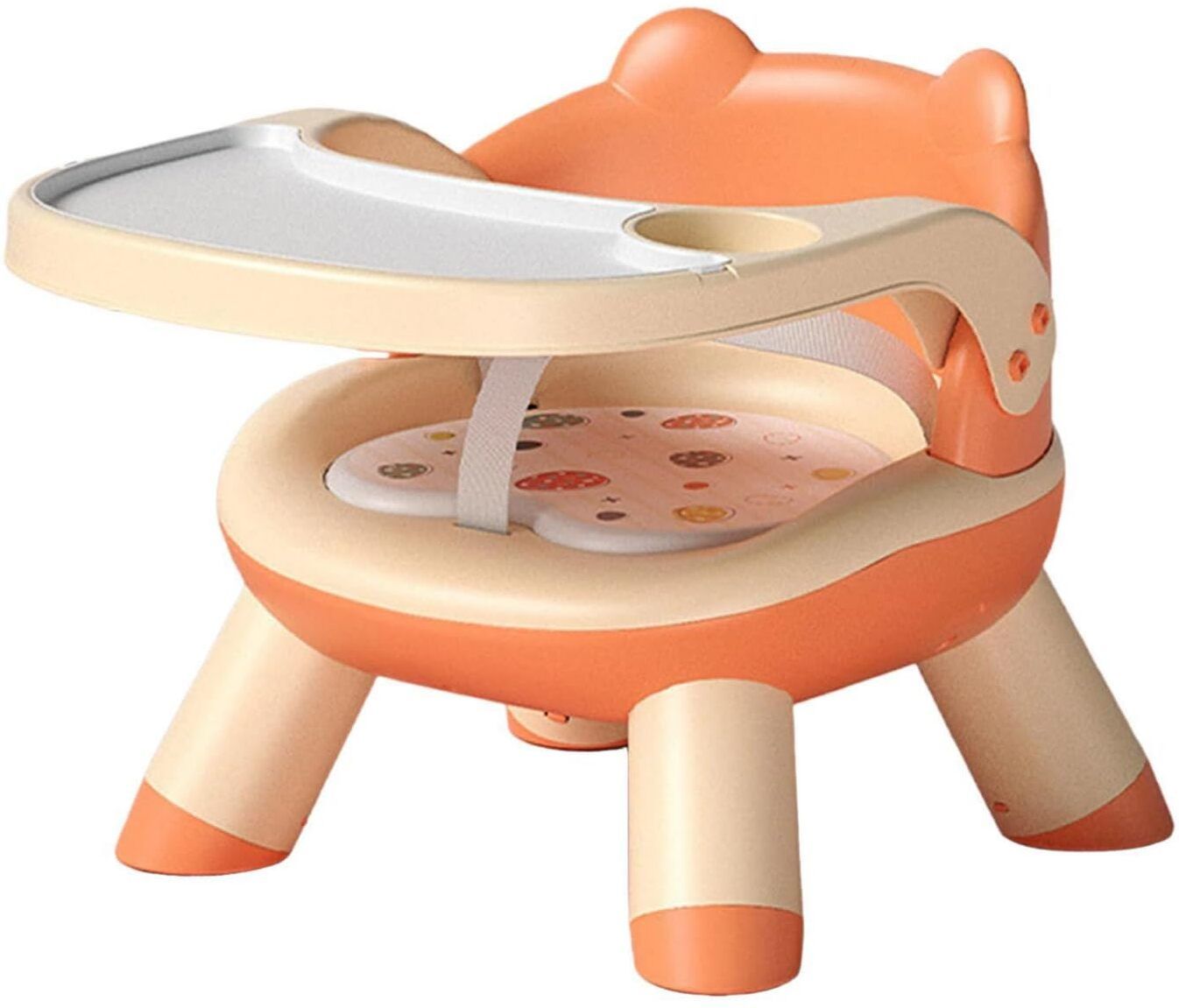 Baby 2 in 1 Feeding Chair Booster Seat with Detachable Dining Food Tray