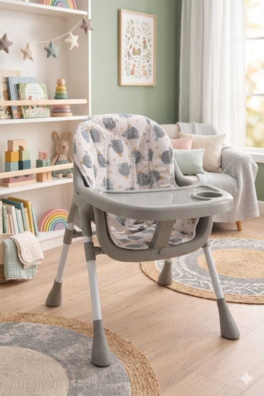 intelligent High Chair for (IND*0473)Feeding 2 in 1 Adjustable Baby-picture-4