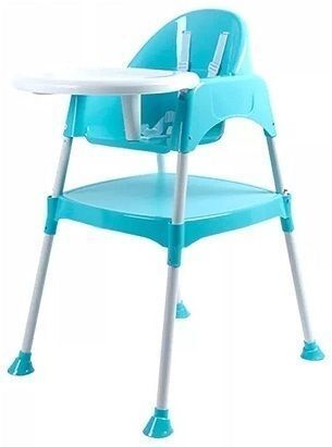 safe-o-kid 5 In 1 Convertible Feeding High Chair, Tray, Table, Training Spoon Set-picture-4