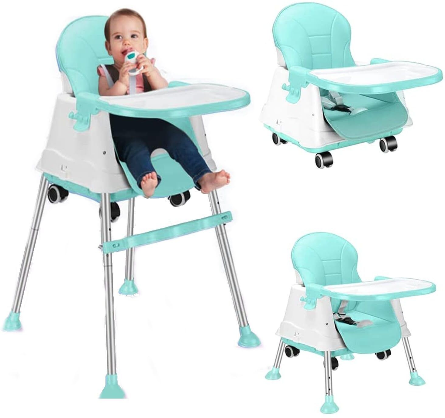 Baby Feeding Chair with Feeding Tray Multipurpose Booster Seats for Little Kids