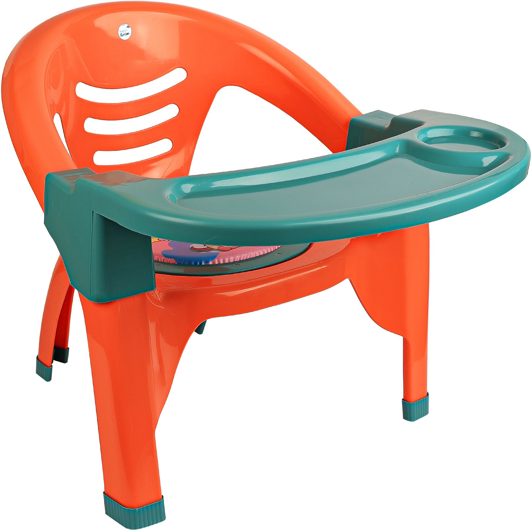 Small Baby Chair with Whistle Sound Removable Front Food and Safety Tray
