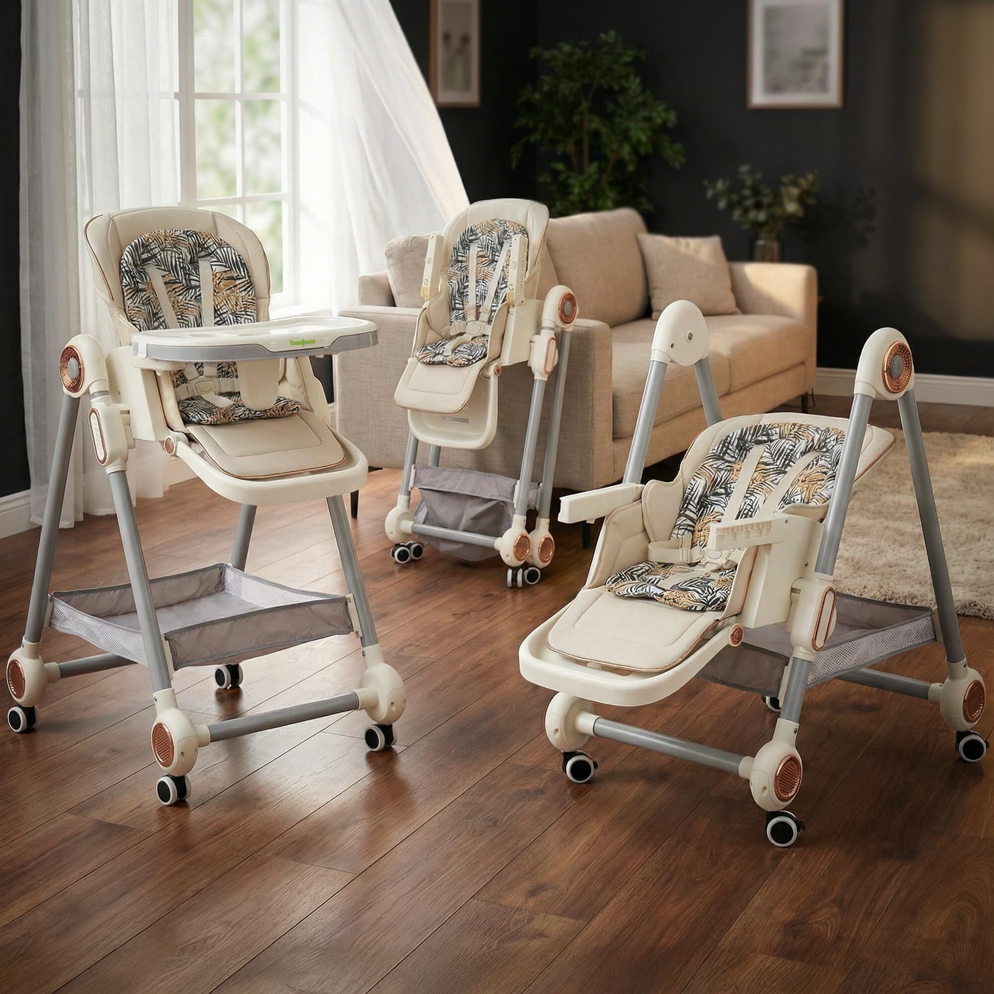 baybee 3-in-1 Baby High Chair | Feeding & Activity Chair for 6 Months to 5 Years-picture-4