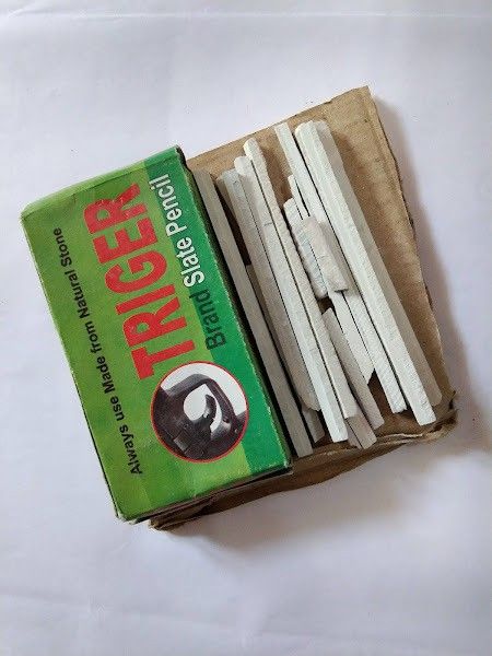 Trigger Thin Slate Pencils 400g Writing Chalk-image-16