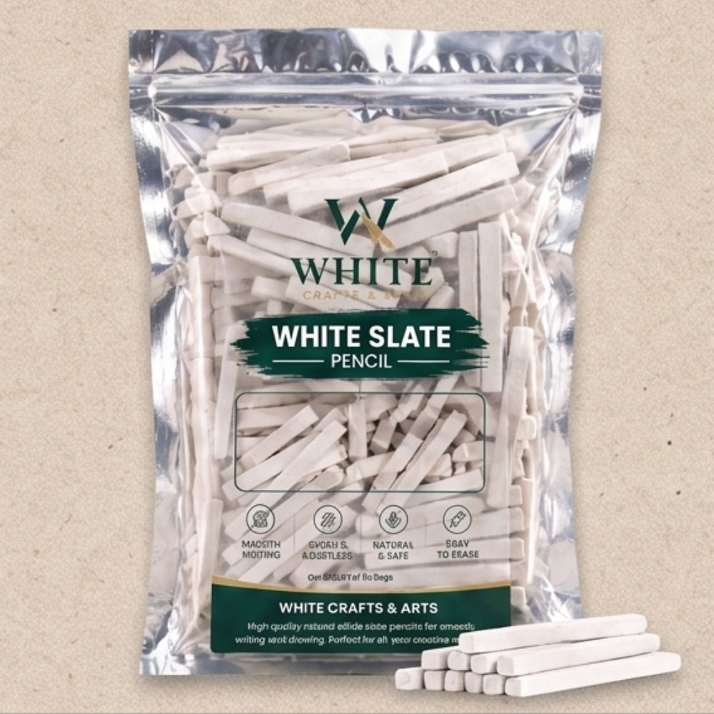 Slate Pencils Premium Quality White Chalk for Students and Teachers Slate Chalk Slate Chalk-image-20