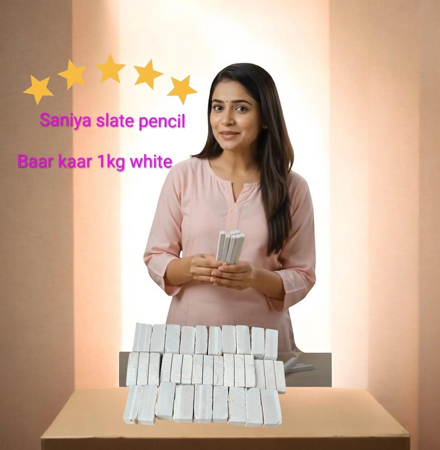Slate pencil Baat white White Slate pencil-image-24