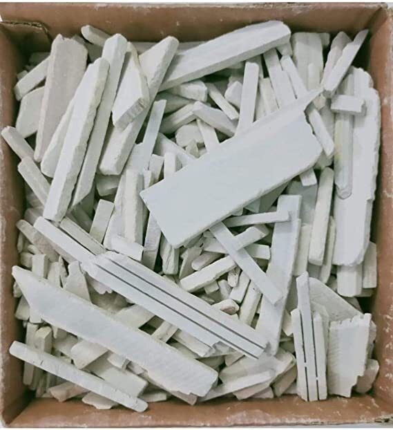slatepencilstore 5 KG slate pencil broken fresh white slate broken Billiards slate pencil tukda-picture-17
