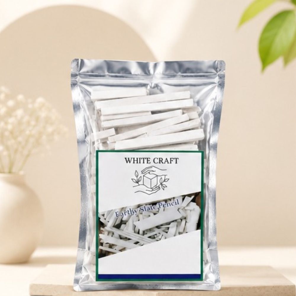 whitecraft Natural White Slate Chalk Smooth Writing Chalk for Educational Use Slate Chalk White Chalk-picture-34
