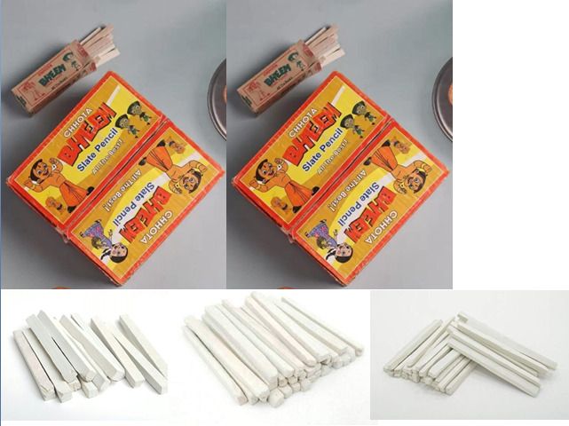 divine decor Slate Pencil Natural LimeStones Pack of 2 Packets Writing or Other Slate Pencil slate pencil-picture-11