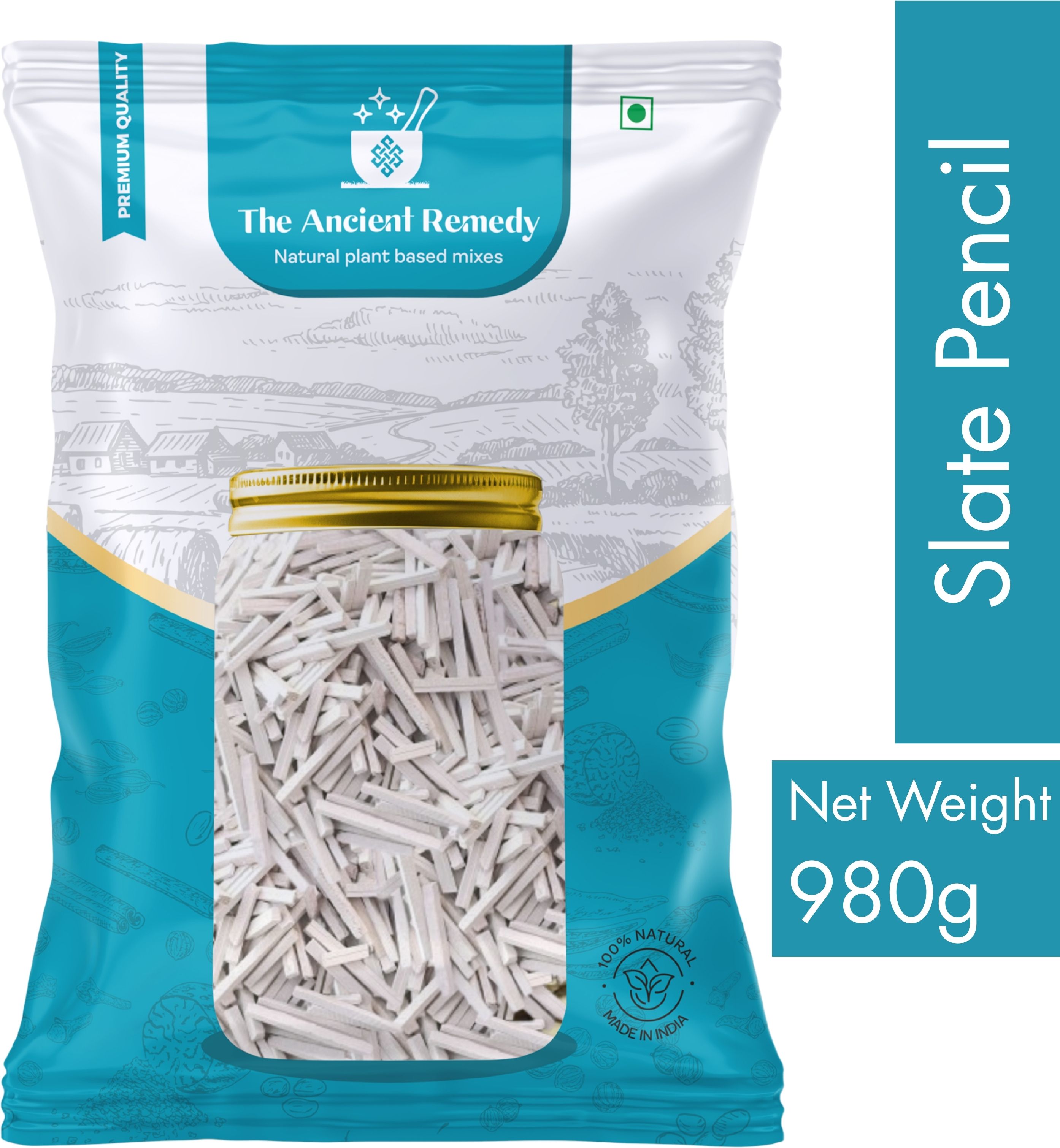 Slate Pencils | Natural White Stone Writing Chalk, Dust-Free & Non-Toxic, Ideal for Kids, School, Art & Craft, Durable & Easy to Use (980 g) slate pencil-image-17