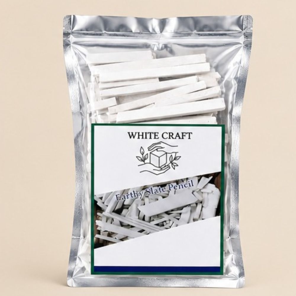 whitecraft Slate Pencils Premium White Chalk for Handwriting Practice and Learning Slate Chalk White Chalk-picture-40