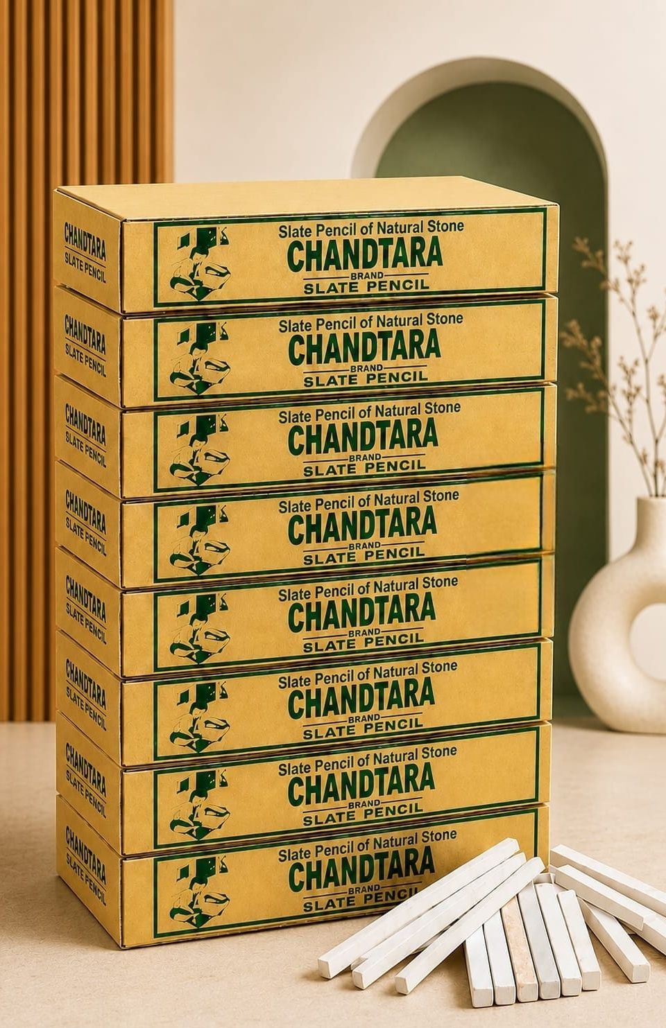 Slate Pencils 40 Pcs Slate Chalk Pencil Bitti | Natural Organic Chalk Pencill Chalk Solid chalk-image-17