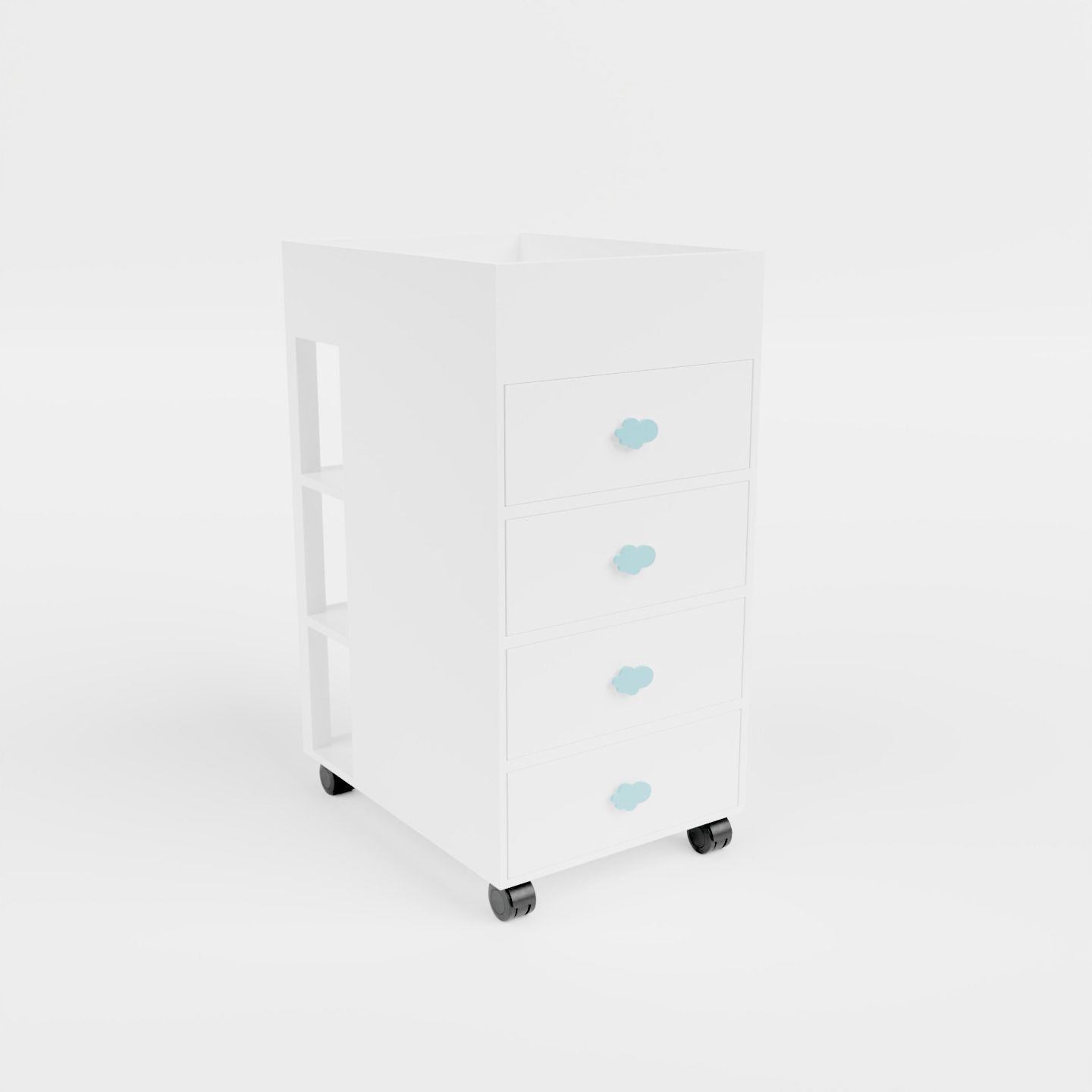 the baby station In the Clouds Changing Table for Baby Blue Changing Table-picture-17