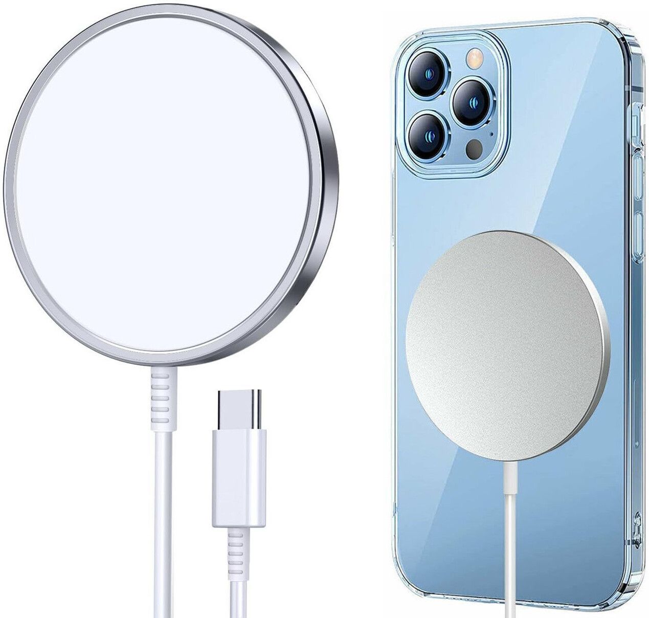 4uonly Magnetic Wireless Charger CX19 Charging Pad-image-3
