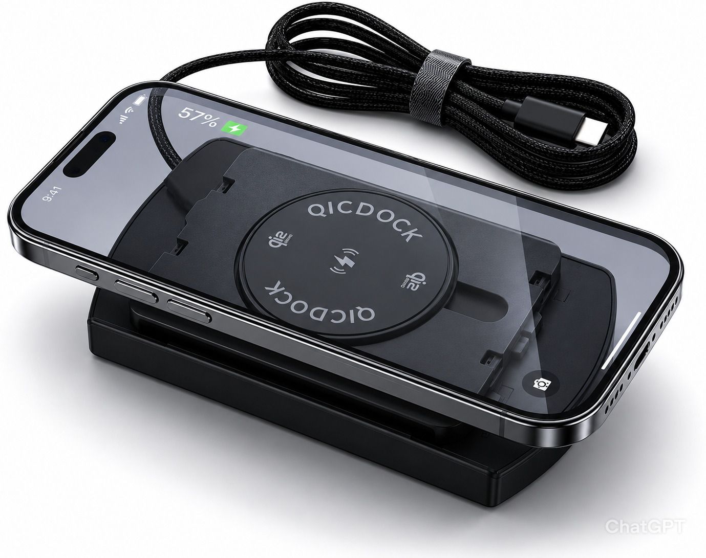 QicDock Universal Car Wireless Mag-Safe Phone Charger | Charging Pad-image-8